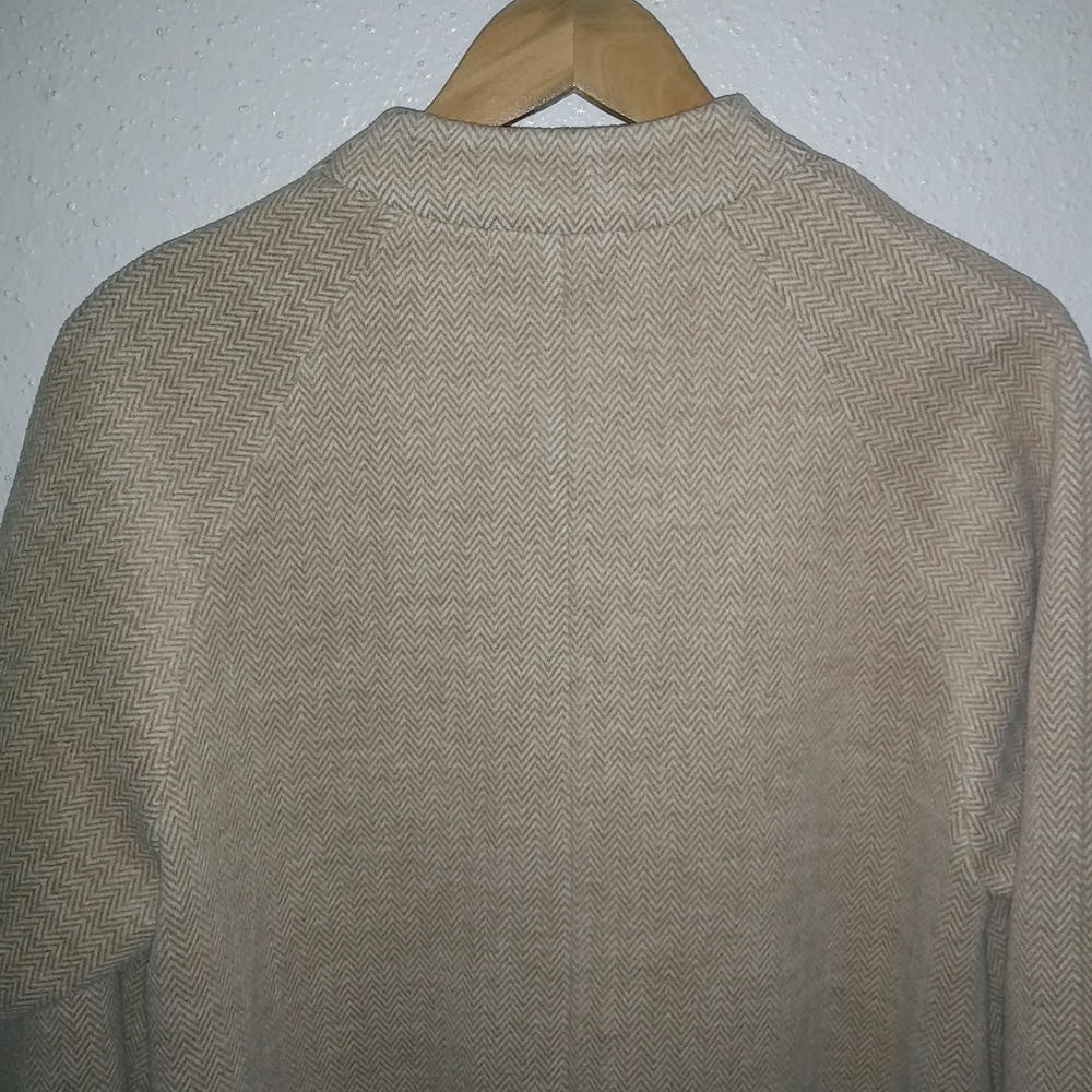 MADEWELL S Stanza Camel Herringbone Coat - Picture 14 of 15